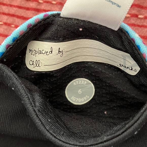 Iviva girls size 6 Black Shorts with Blue Polka Dot Waistband - Picture 3 of 12